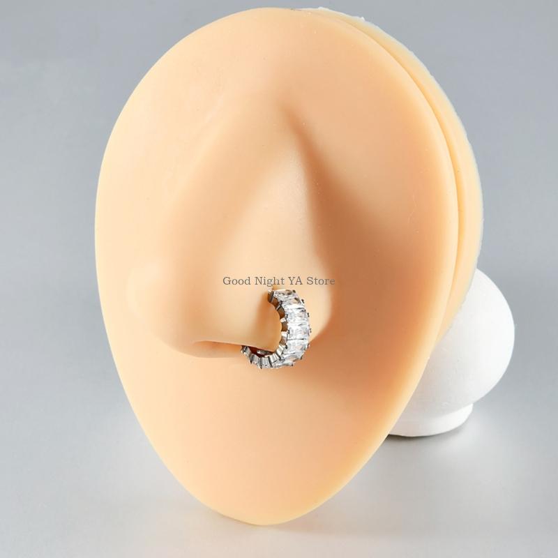 Body Jewelry For Sensitive Skin - Mũi Vách Ngăn Vòng Clickers Sụn