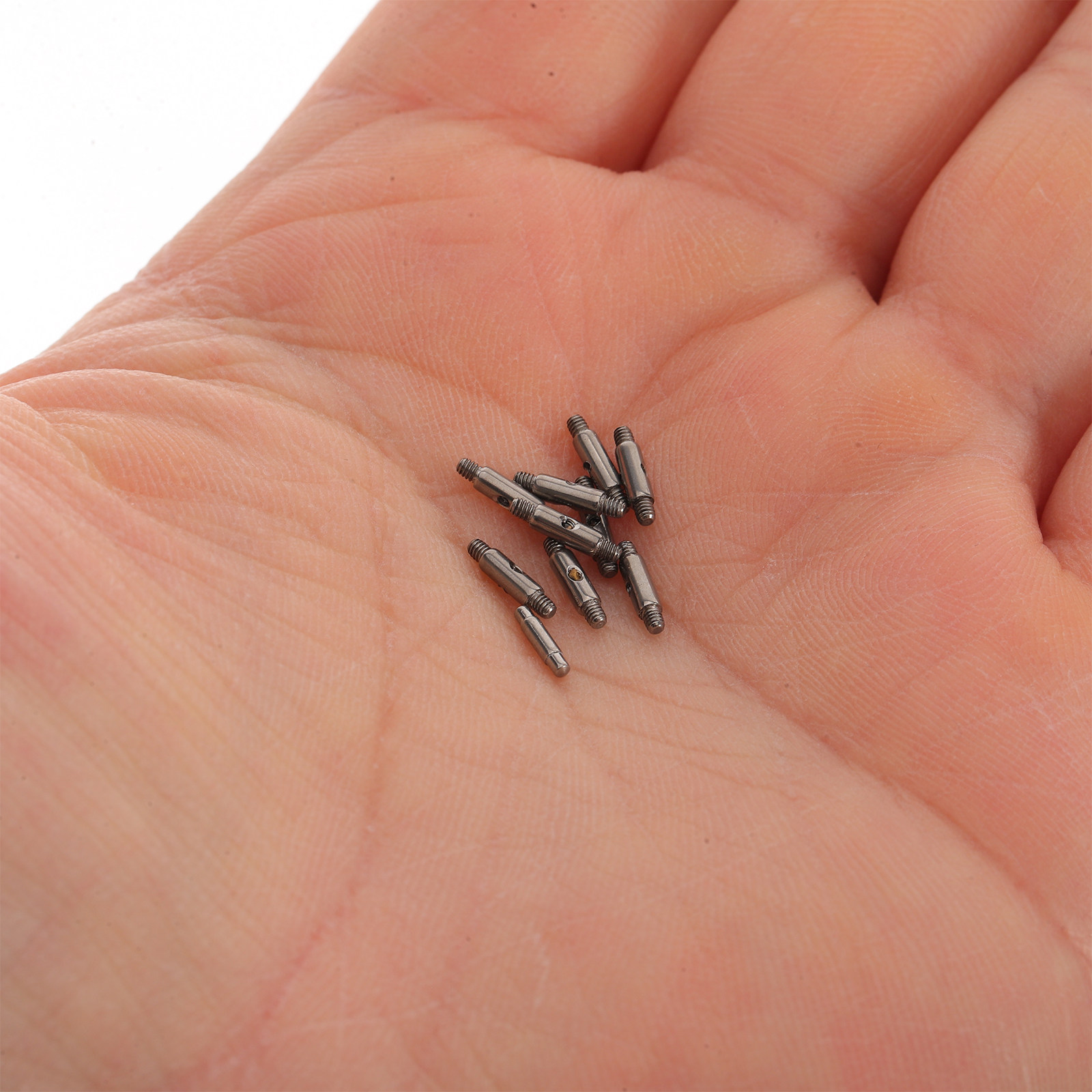 Body Jewelry For Sensitive Skin - 10Pcs Titanium Ear Bridge Piercing Bar