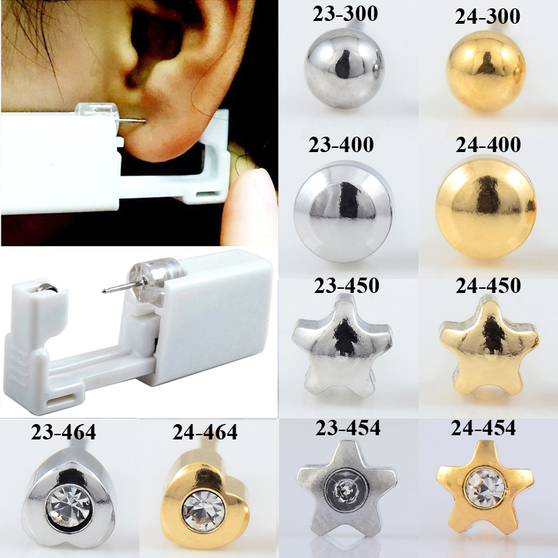 Body Jewelry Storage - 24 Cái/hộp Thời Trang Không Đau