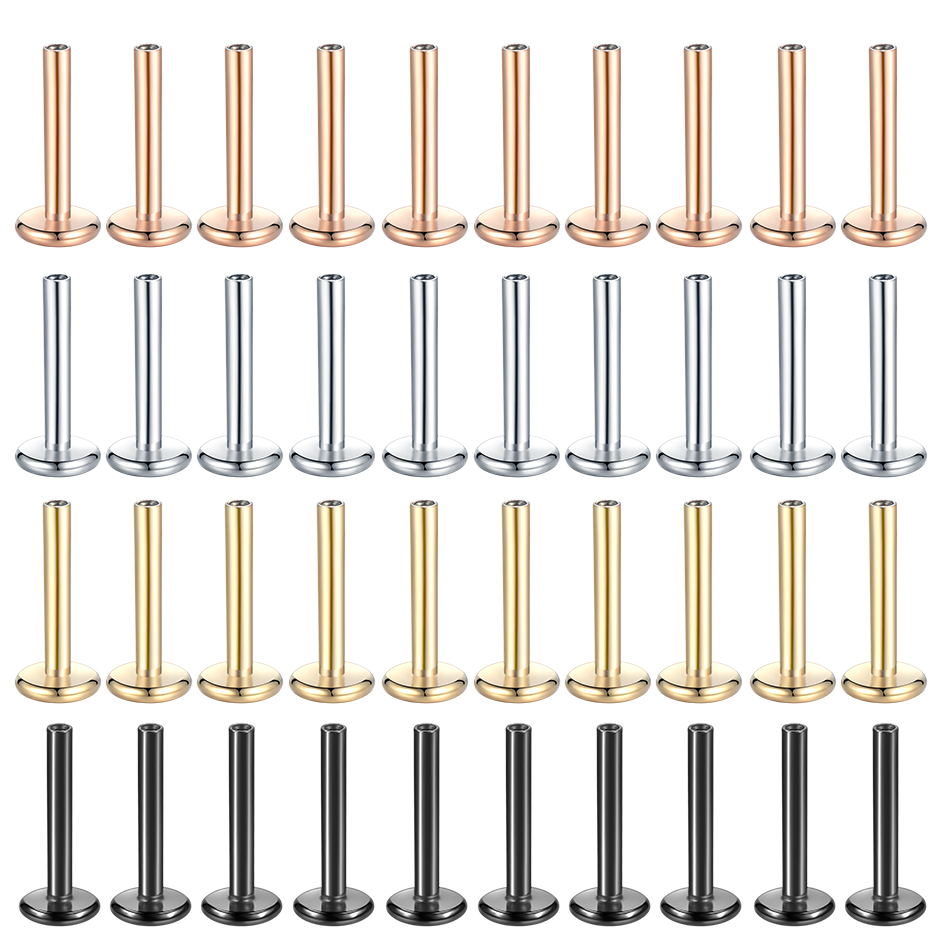 Body Jewelry Barbell - 10 Cái/bộ Phẫu Thuật Thép Labret