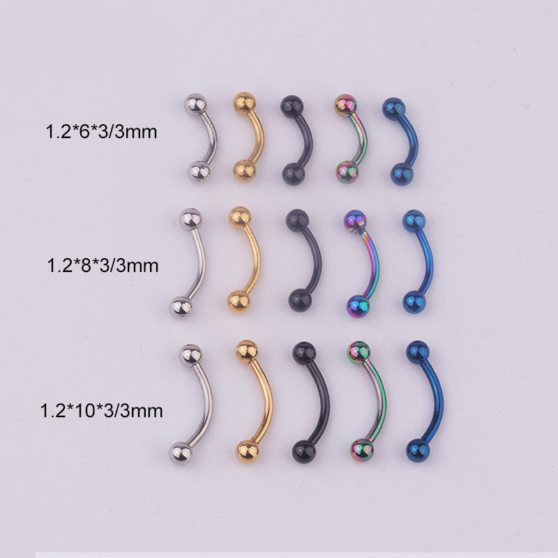 5pcs/lot 16G 316L Stainless St - đánh giá và giá Body Jewelry Barbell