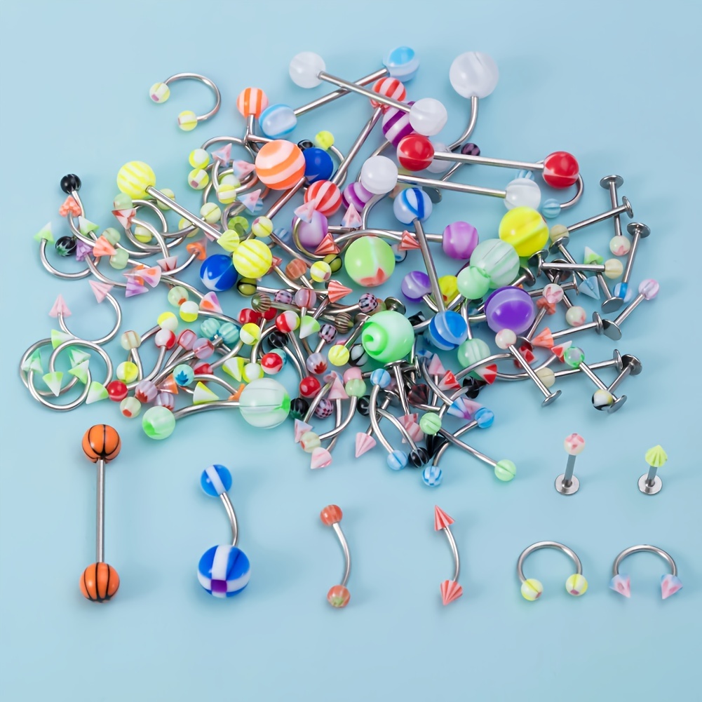 45/80/110Pcs Mix Styles Stainl - đánh giá và giá Body Jewelry Storage