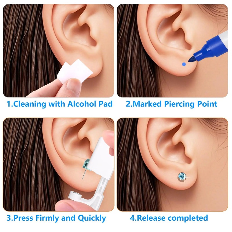 Disposable Sterile Ear Piercin - đánh giá và giá Body Jewelry Cartilage Earrings