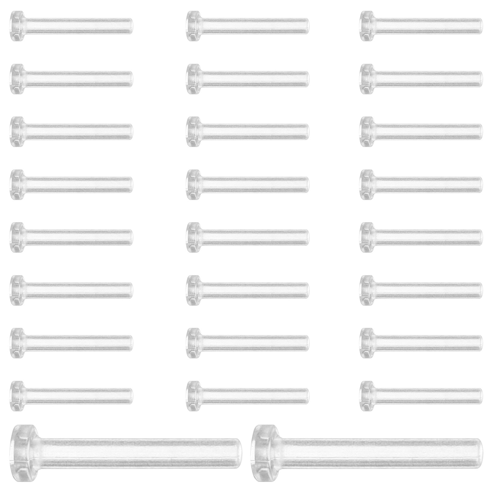 50Pcs Clear Earring Pin Protec - đánh giá và giá Body Jewelry For Sensitive Skin