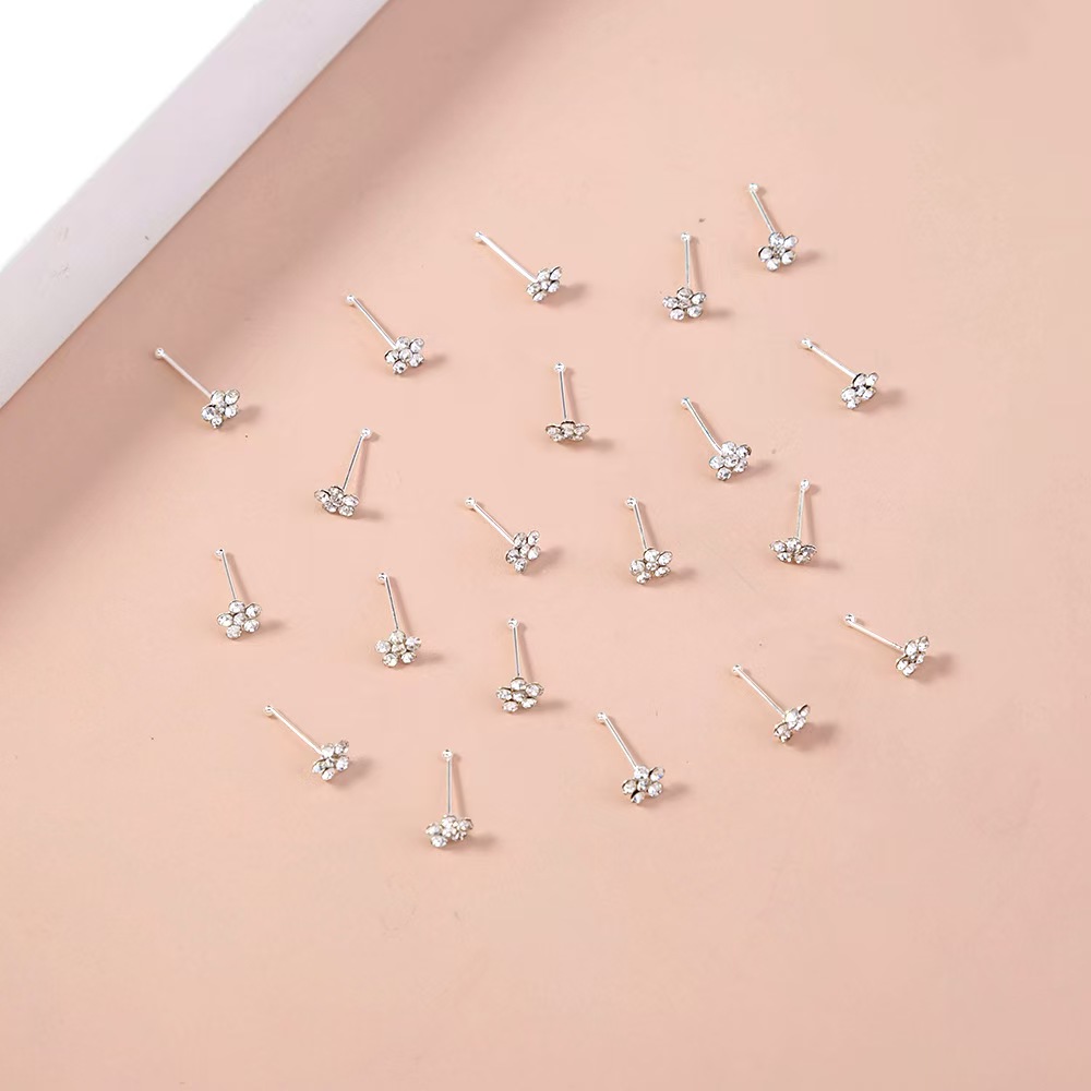 20Pcs/Box Body Nose Piercing J - đánh giá và giá Body Jewelry Storage