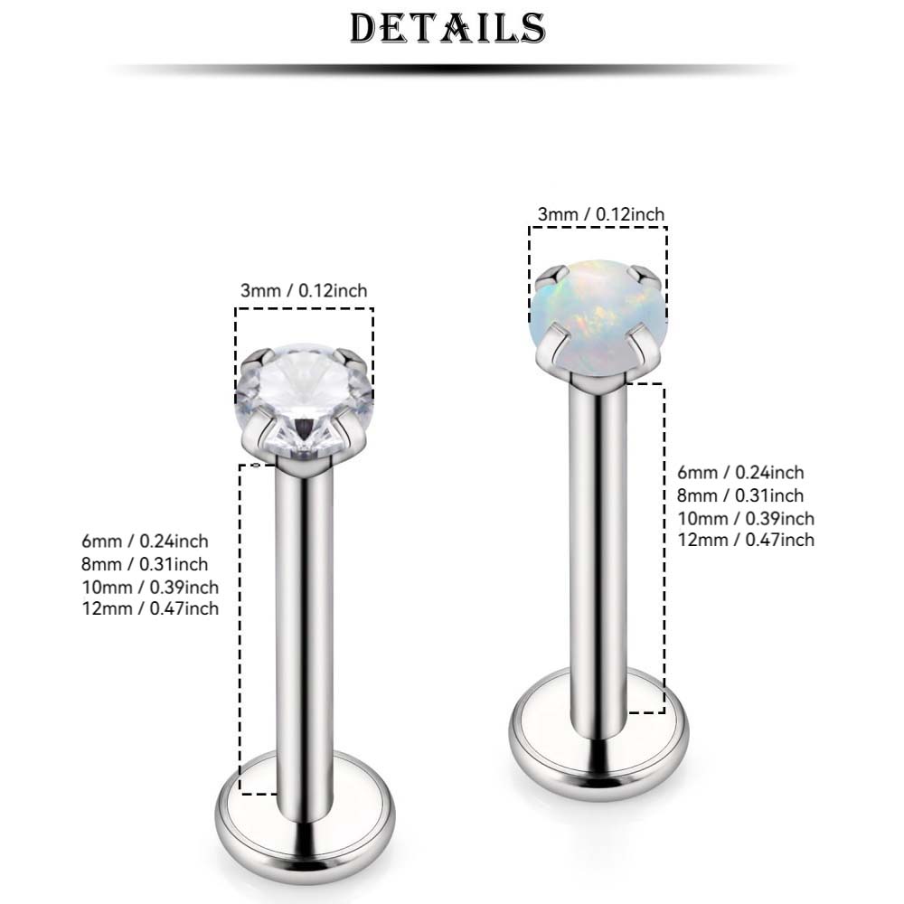 16G Stainless Steel Nose Rings - đánh giá và giá Body Jewelry For Sensitive Skin