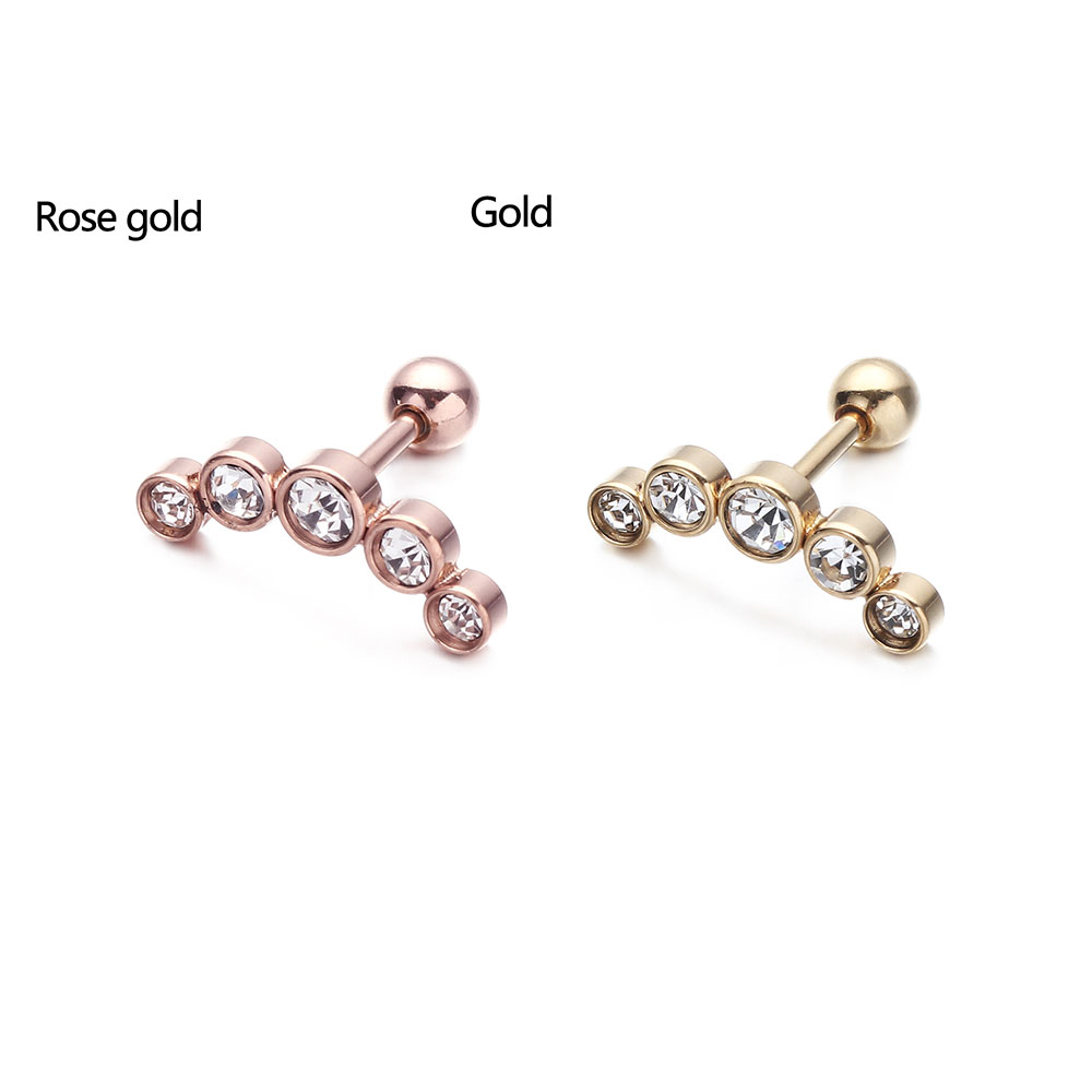 1Pcs Fashion 16G Crystal Gem O - đánh giá và giá Body Jewelry Cartilage Earrings