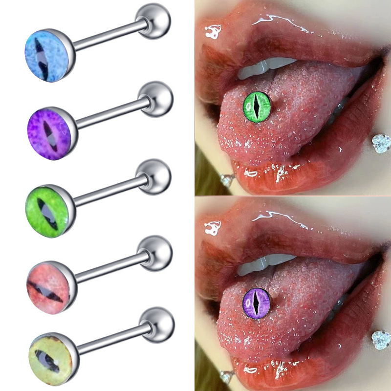 14G Glow in the Dark Dragon Ey - đánh giá và giá Body Jewelry Barbell