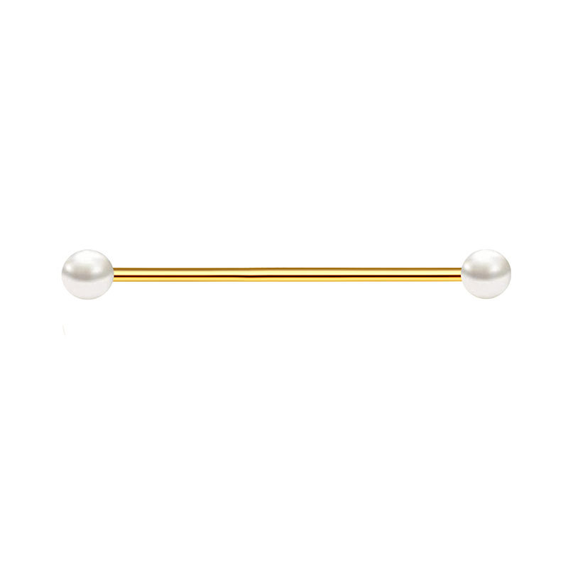 Gold Plated Industrial Piercin - đánh giá và giá Body Jewelry Barbell