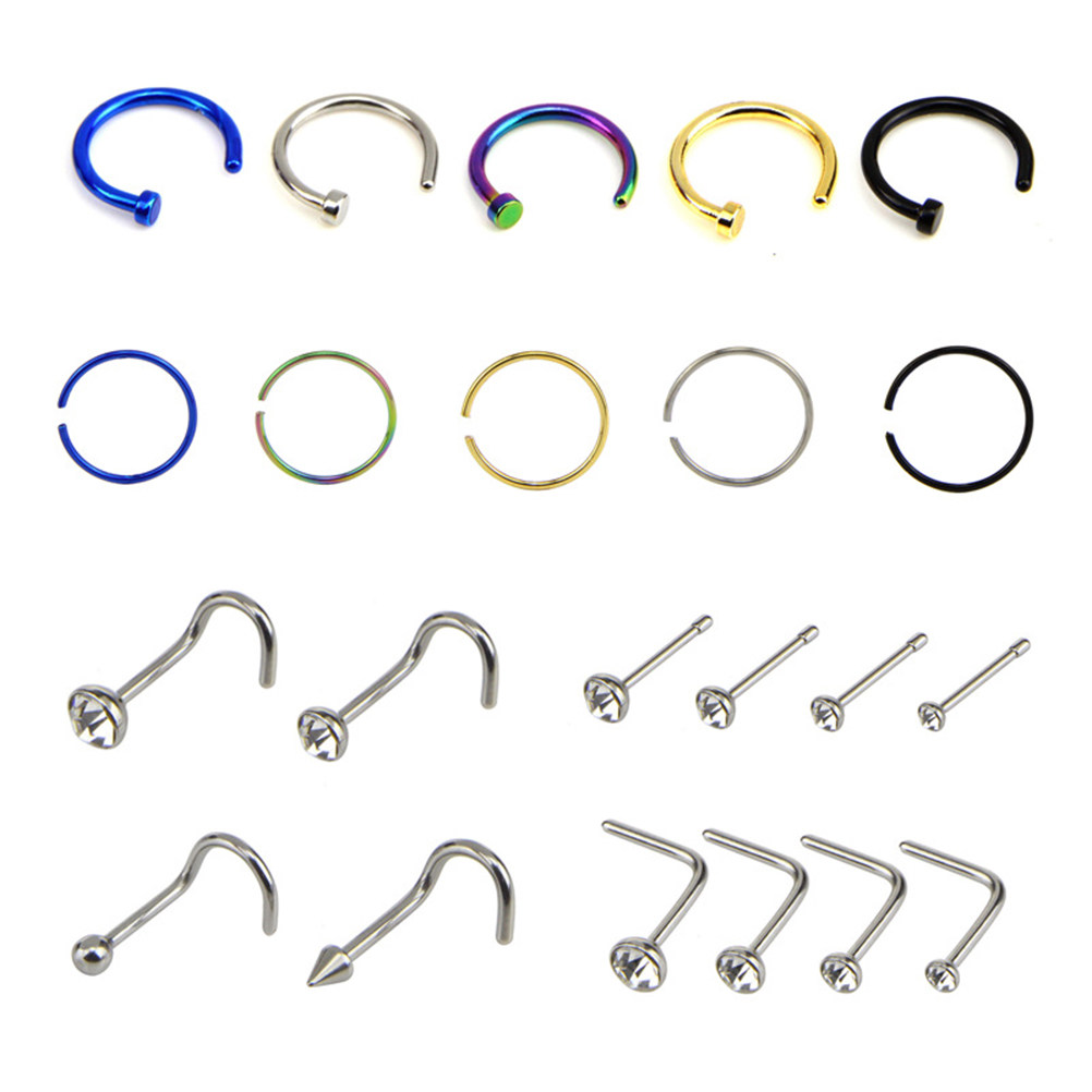 22Pcs High Polish Stainless St - đánh giá và giá Body Jewelry Ideas