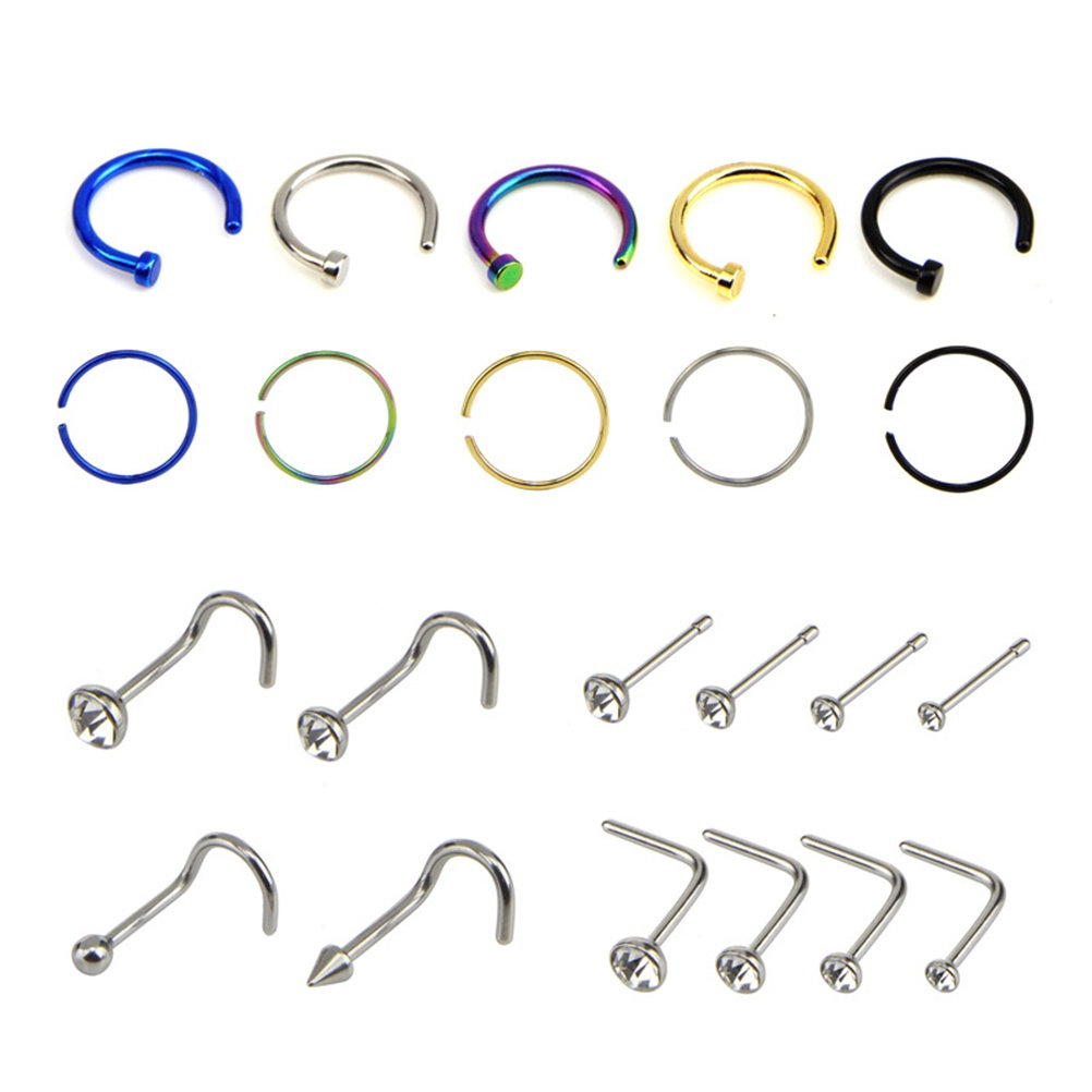 22Pcs High Polish Stainless St - đánh giá và giá Body Jewelry Ideas