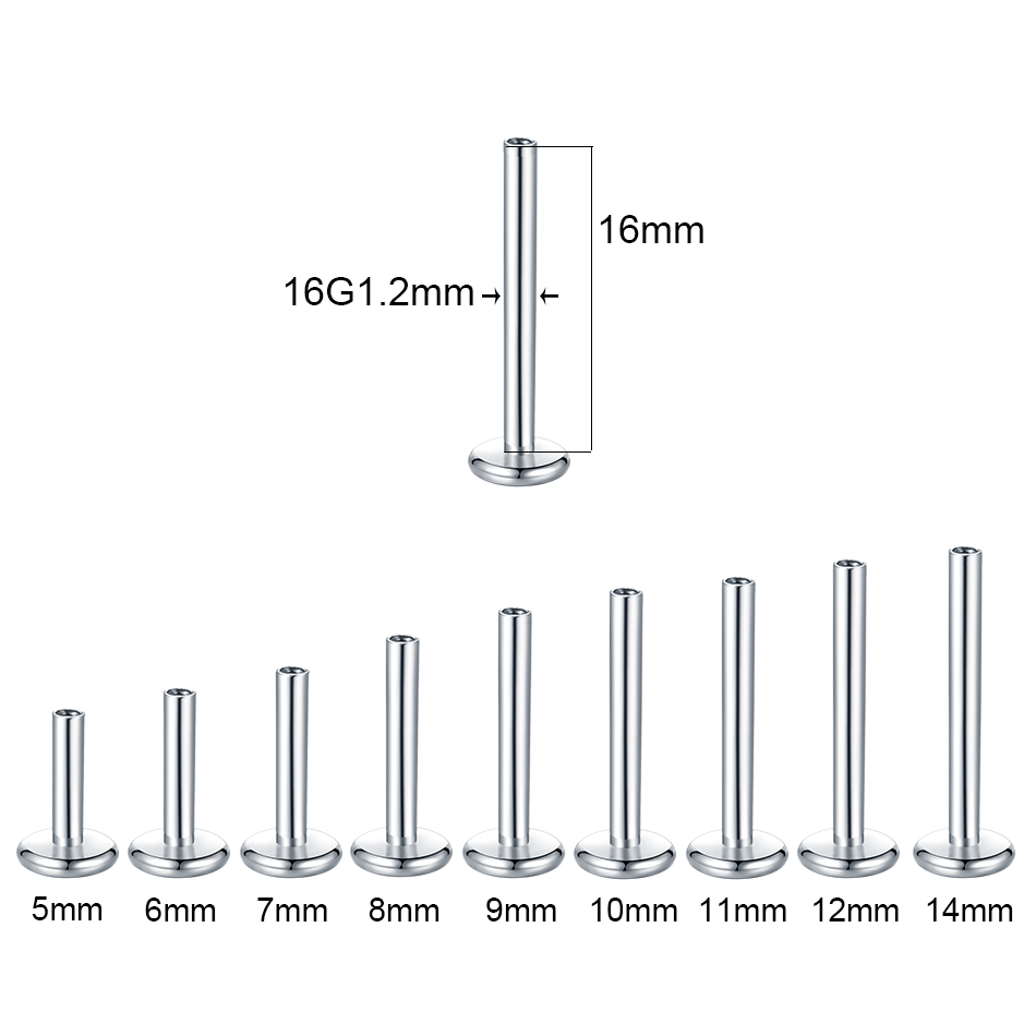 10 Cái/bộ Phẫu Thuật Thép Labr - đánh giá và giá Body Jewelry Barbell