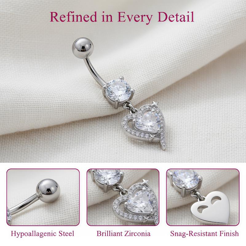 1Pcs Exquisite Dangle Belly Bu - đánh giá và giá Body Jewelry Barbell