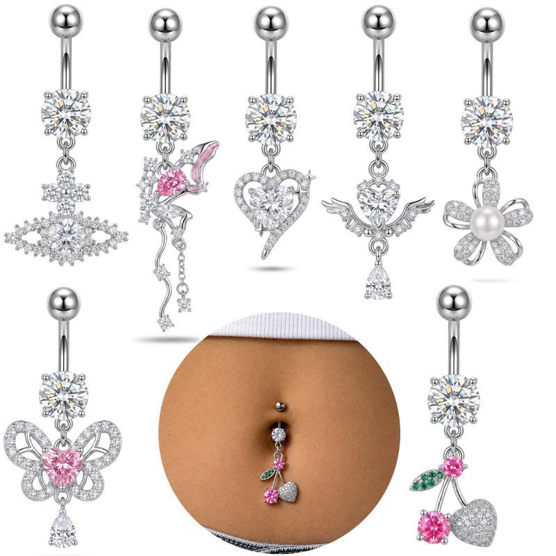 1Pcs Exquisite Dangle Belly Bu - đánh giá và giá Body Jewelry Barbell