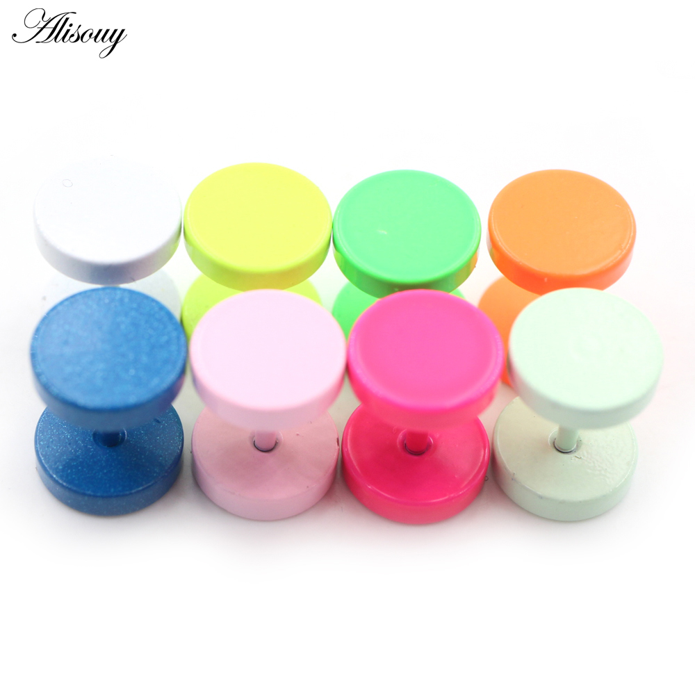 2PCS Baking Paint Candy Color  - đánh giá và giá Body Jewelry Barbell